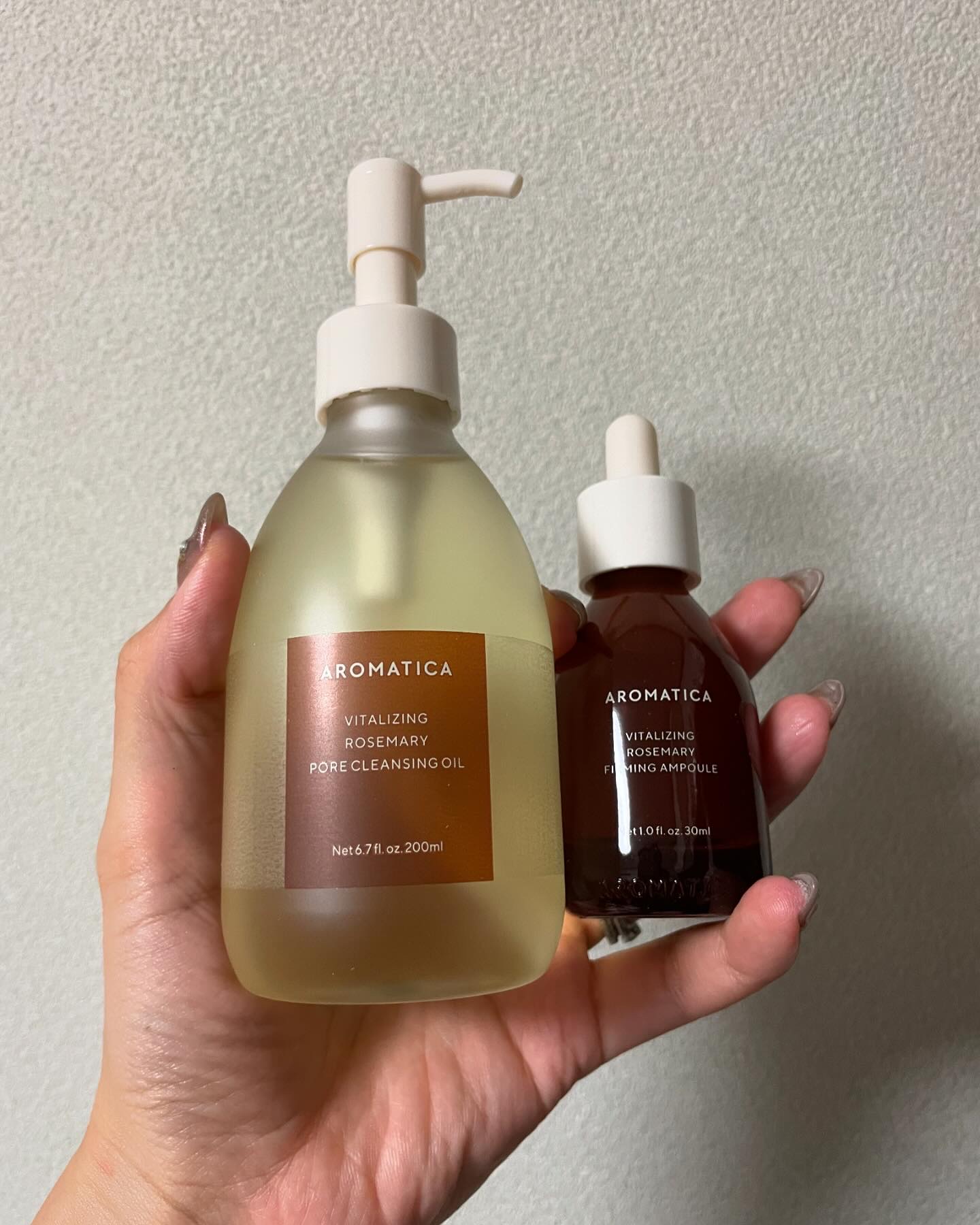 ローズマリークレンジングオイル/AROMATICA/オイルクレンジングを使ったクチコミ（3枚目）