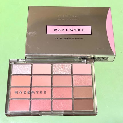 ソフトブラーリングアイパレット/wakemake/アイシャドウパレットを使ったクチコミ(1枚目)