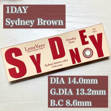 Je🐶 on LIPS 「【1DaySydneyBrown】1枚10枚入りDIA14.0..」（2枚目）