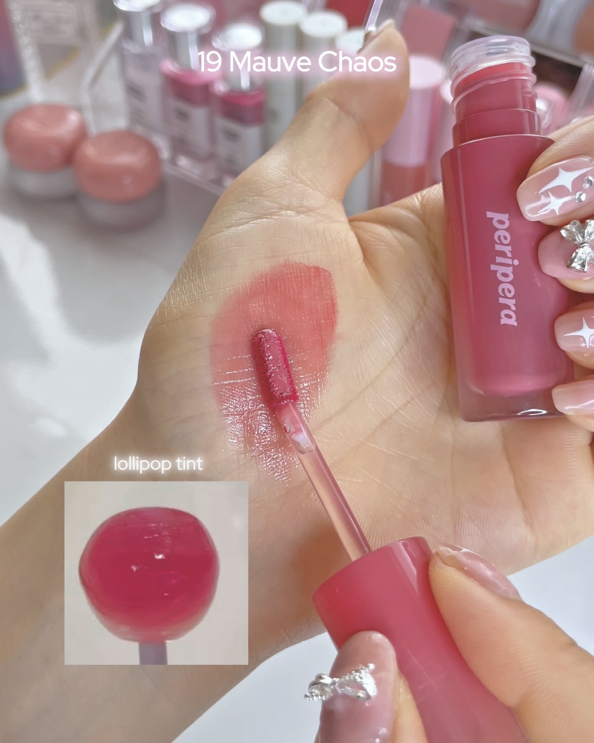 ペリペラ インク ムード グロイ ティント 21 COOLING PINK/PERIPERA/リップティントを使ったクチコミ（3枚目）