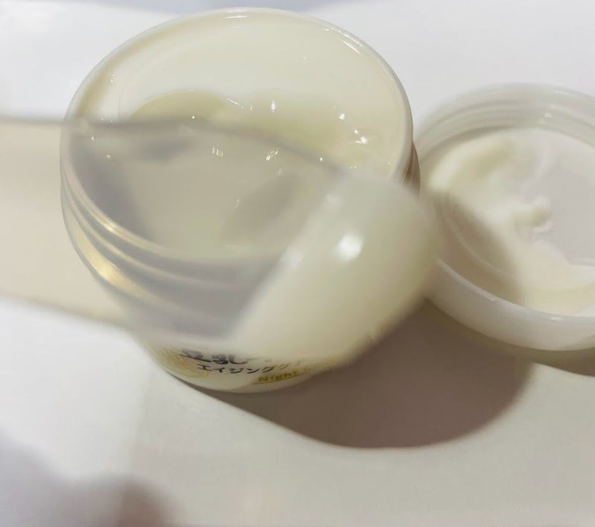 リンクルナイトクリーム/なめらか本舗/フェイスクリームを使ったクチコミ(3枚目)