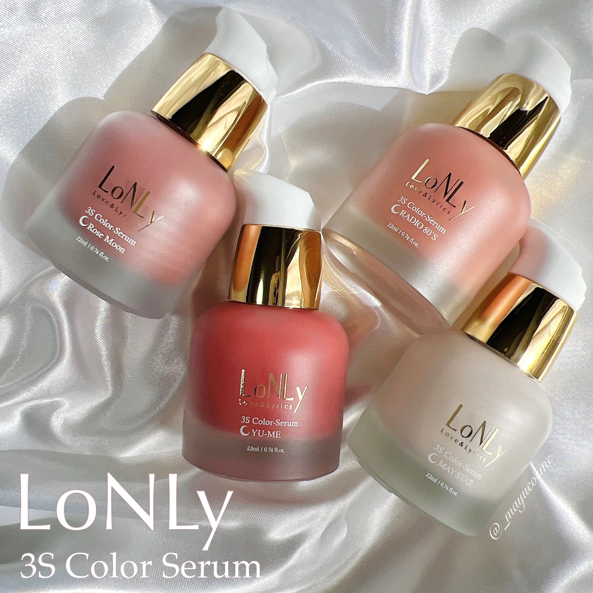 3S カラーセラム/LoNLy /リキッドチークを使ったクチコミ（1枚目）