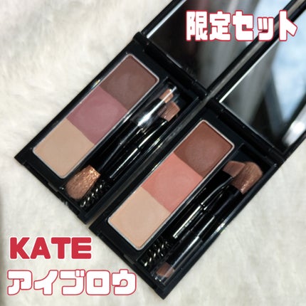 デザイニングアイブロウ3D限定セットⅧ/KATE/パウダーアイブロウを使ったクチコミ(1枚目)