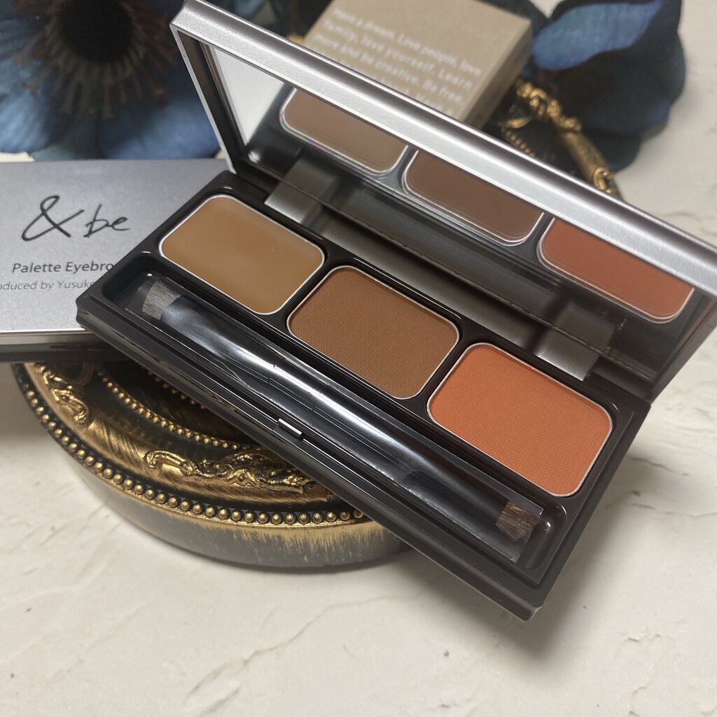 パレットアイブロウ/&be/パウダーアイブロウを使ったクチコミ(4枚目)