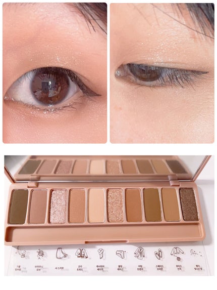 プレイカラー アイシャドウ/ETUDE/アイシャドウパレットを使ったクチコミ(4枚目)