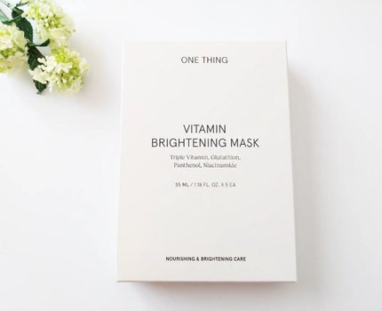 ビタミンブライトニングマスク/ONE THING/シートマスク・パックを使ったクチコミ(1枚目)