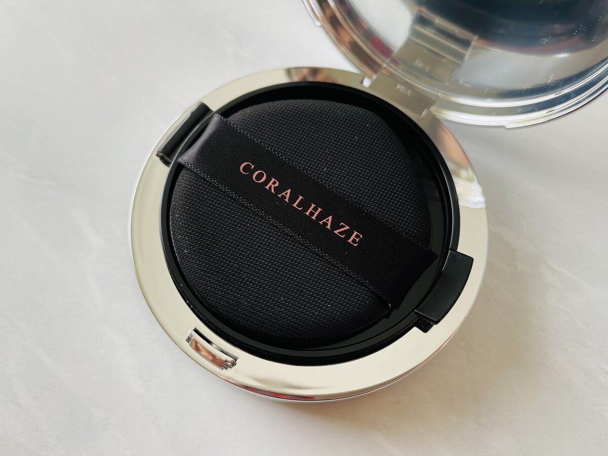 FGF7 ハイドロセルクッション/Coralhaze/クッションファンデーションを使ったクチコミ（3枚目）