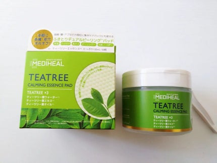 ティーツリーカーミングエッセンスパッド/MEDIHEAL/トナーパッドを使ったクチコミ(1枚目)