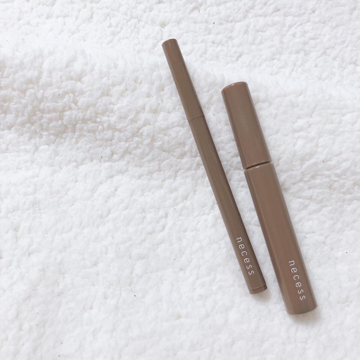 necess まゆ書き足し美容液ティント /コジット/眉ティントを使ったクチコミ（1枚目）