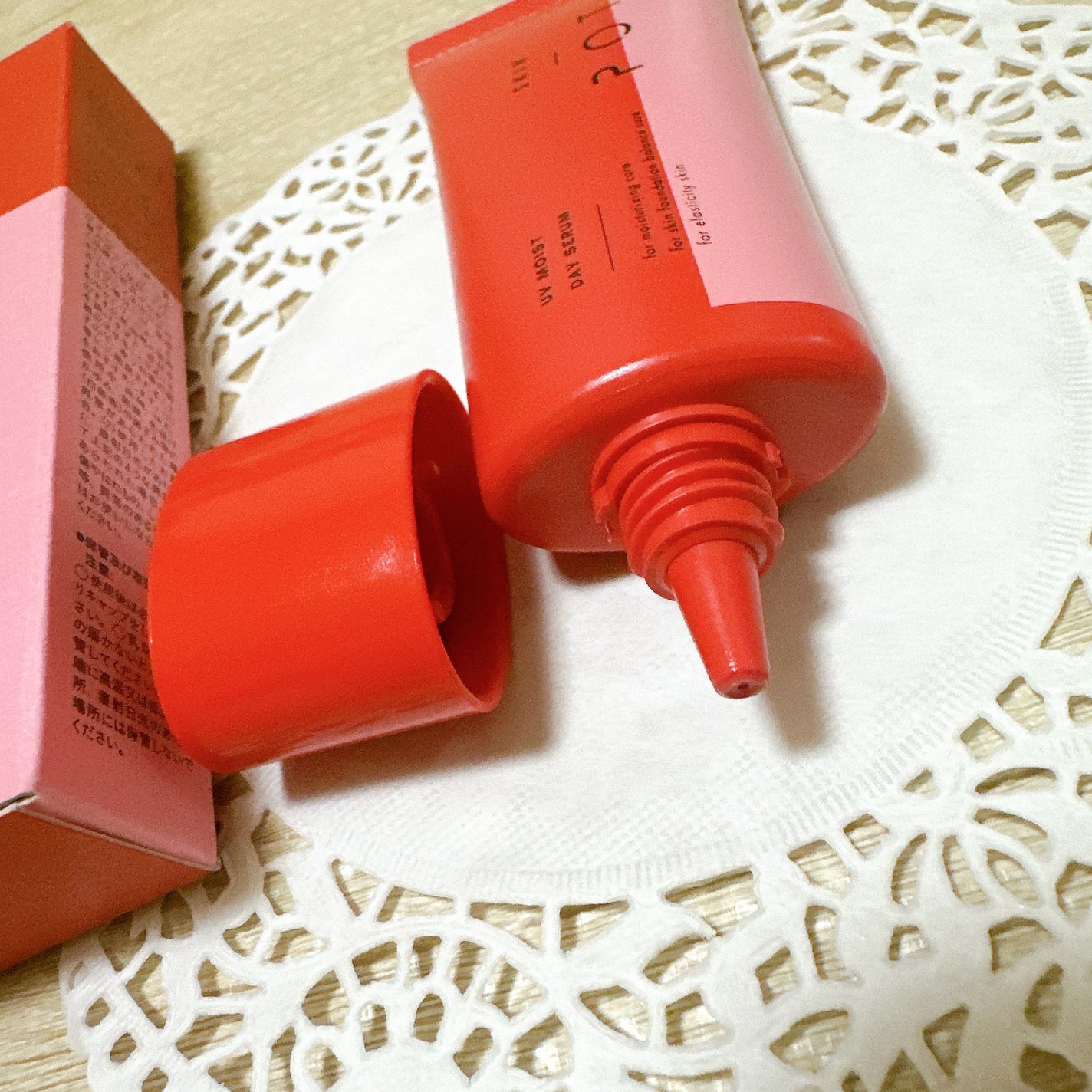 UVモイストデイセラム/SKIN POT/日焼け止めローションを使ったクチコミ(4枚目)