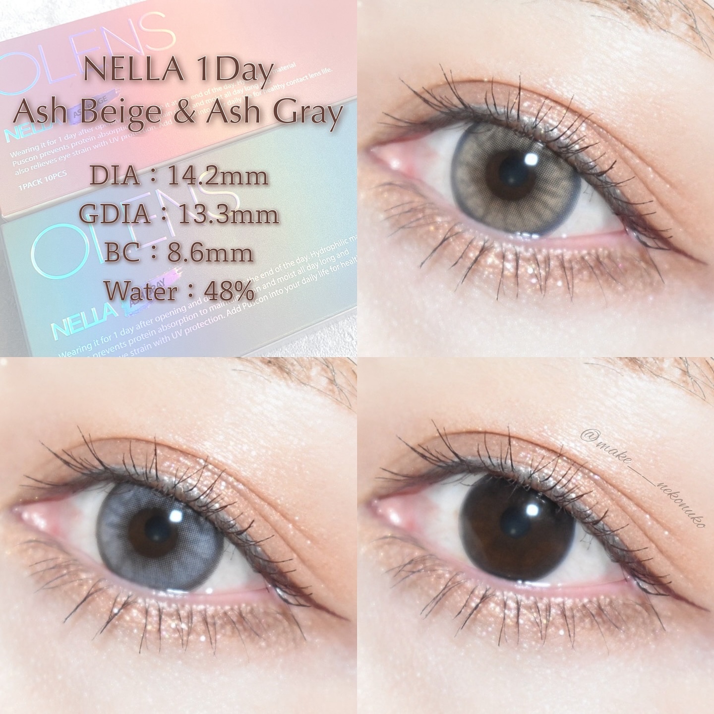 ロシアンスモーキー/OLENS/カラーコンタクトレンズを使ったクチコミ（3枚目）