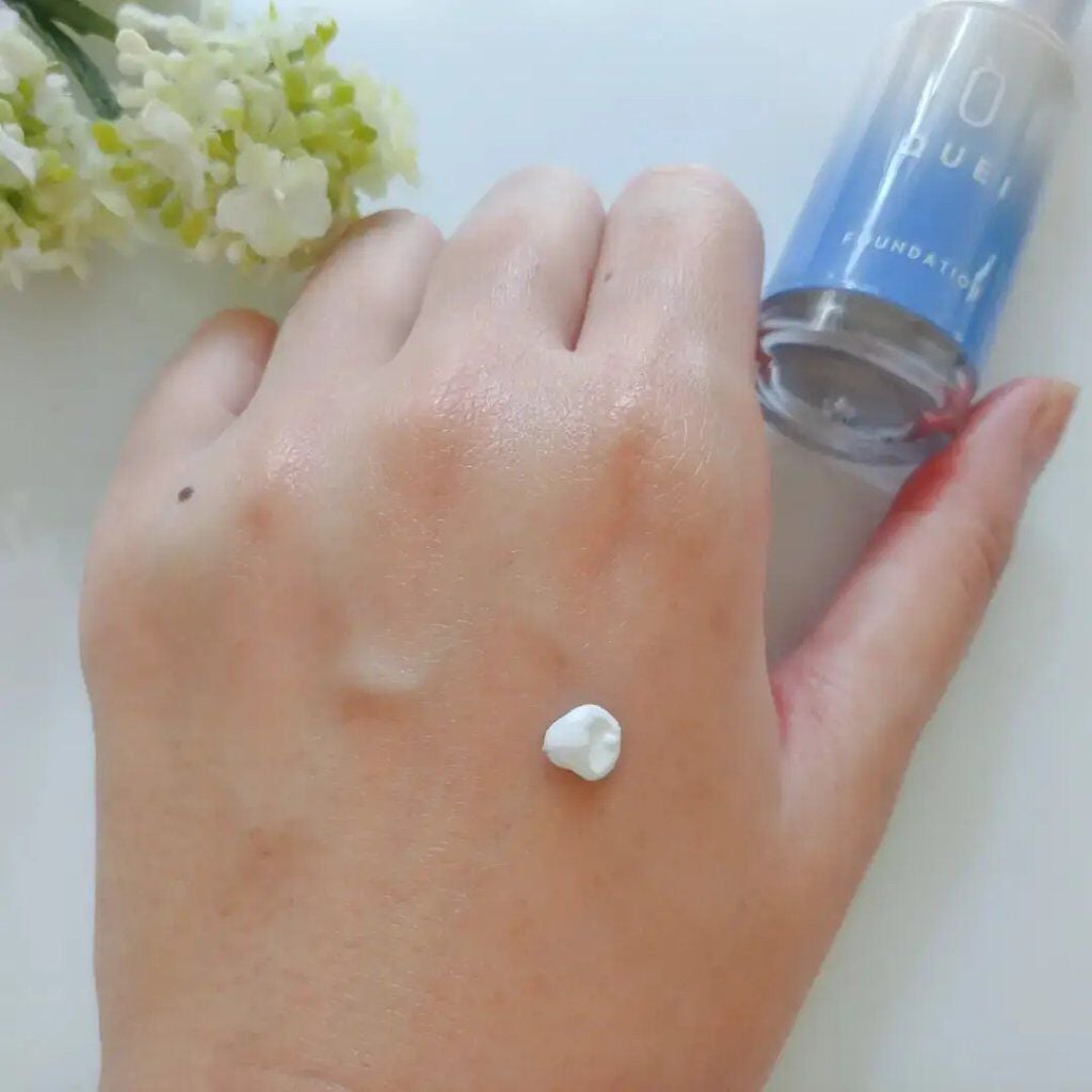 カラーチェンジファンデーション/QUEI/クリーム・エマルジョンファンデーションを使ったクチコミ(2枚目)