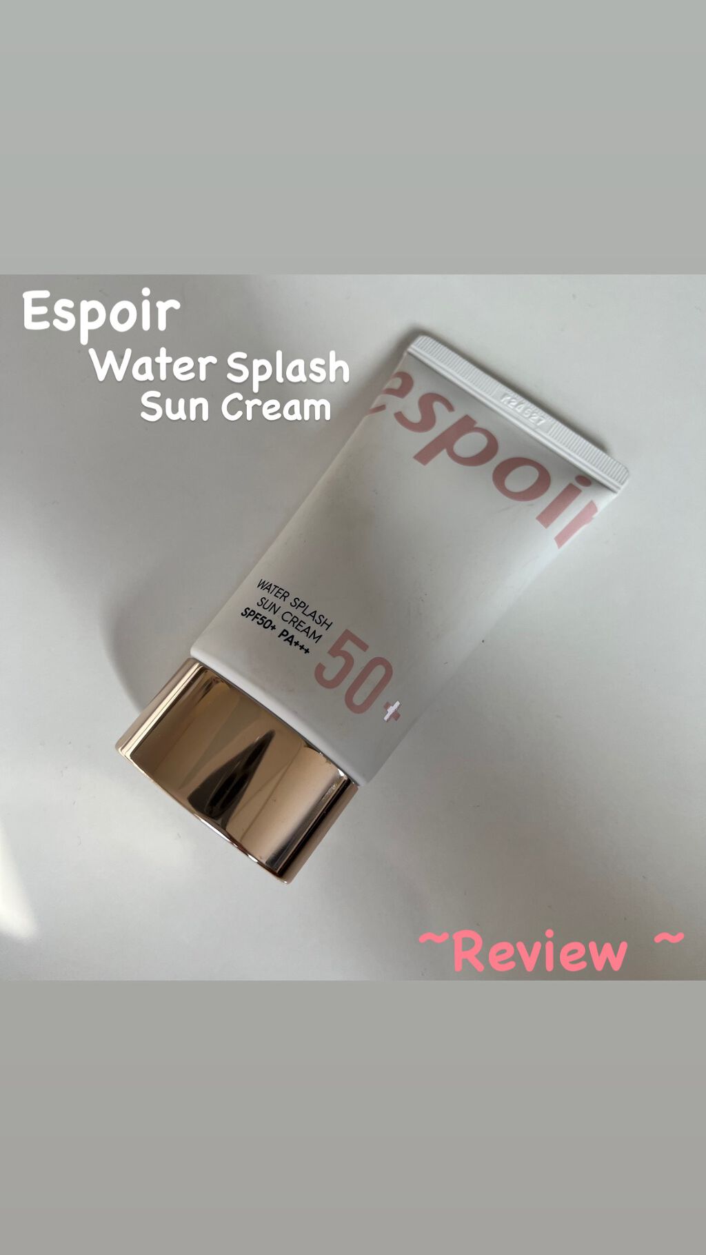 ウォータースプラッシュサンクリーム/espoir/日焼け止め・UVケアを使ったクチコミ（1枚目）