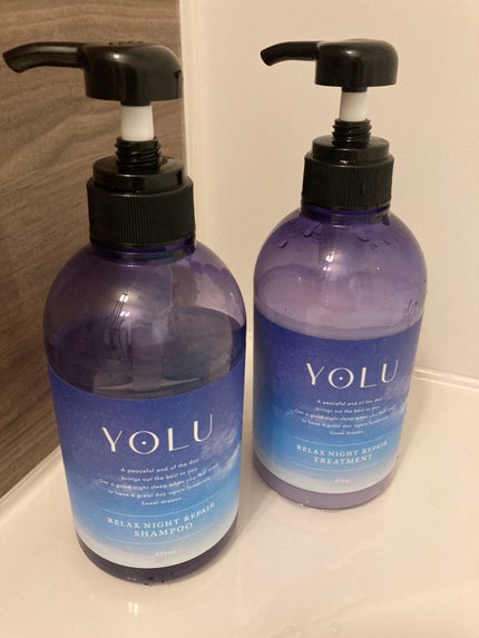 カームナイトリペアシャンプー/トリートメント/YOLU/市販シャンプーを使ったクチコミ(1枚目)