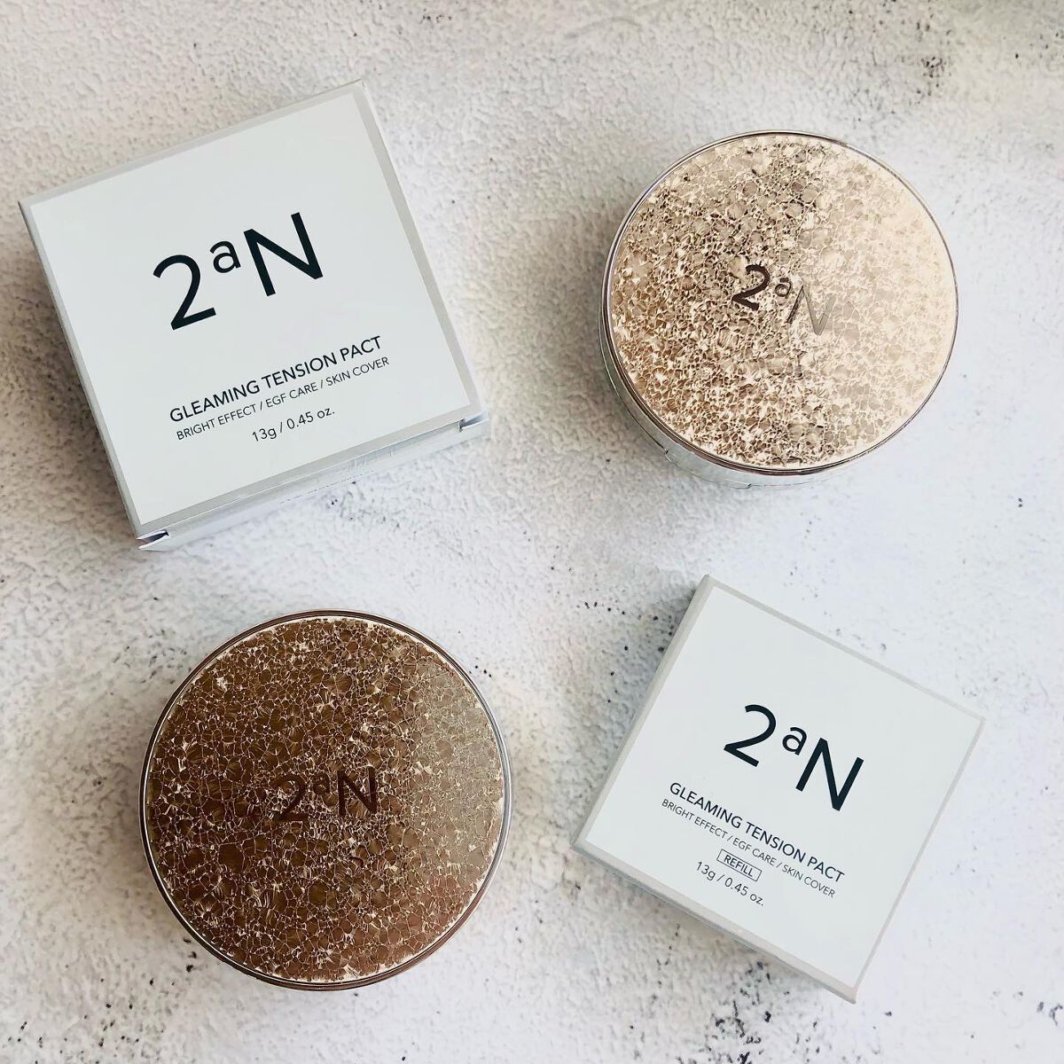 グリーミングテンションパクト/2aN/クリーム・エマルジョンファンデーションを使ったクチコミ(9枚目)