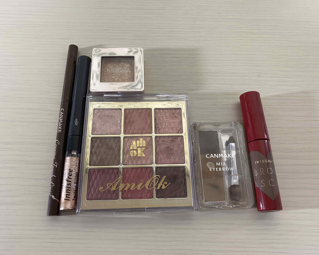 ソフトクレイビームアイシャドウパレット/AMIOK/ジェル・クリームアイシャドウを使ったクチコミ（2枚目）