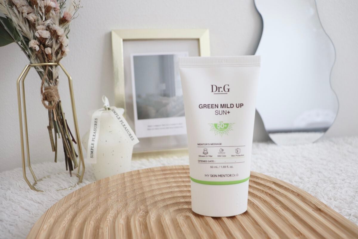 グリーンマイルドアップサンプラス/Dr.G/日焼け止めクリームを使ったクチコミ(1枚目)
