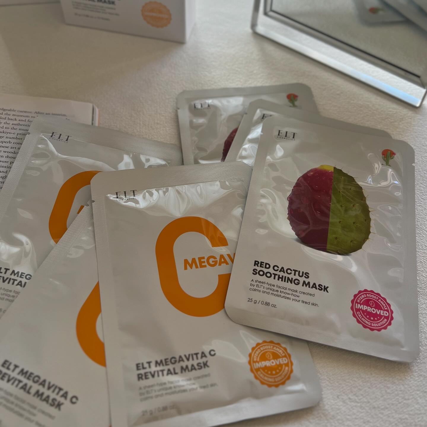 レッドカクタススージングマスク/ELT COSMETICS/シートマスク・パックを使ったクチコミ（1枚目）