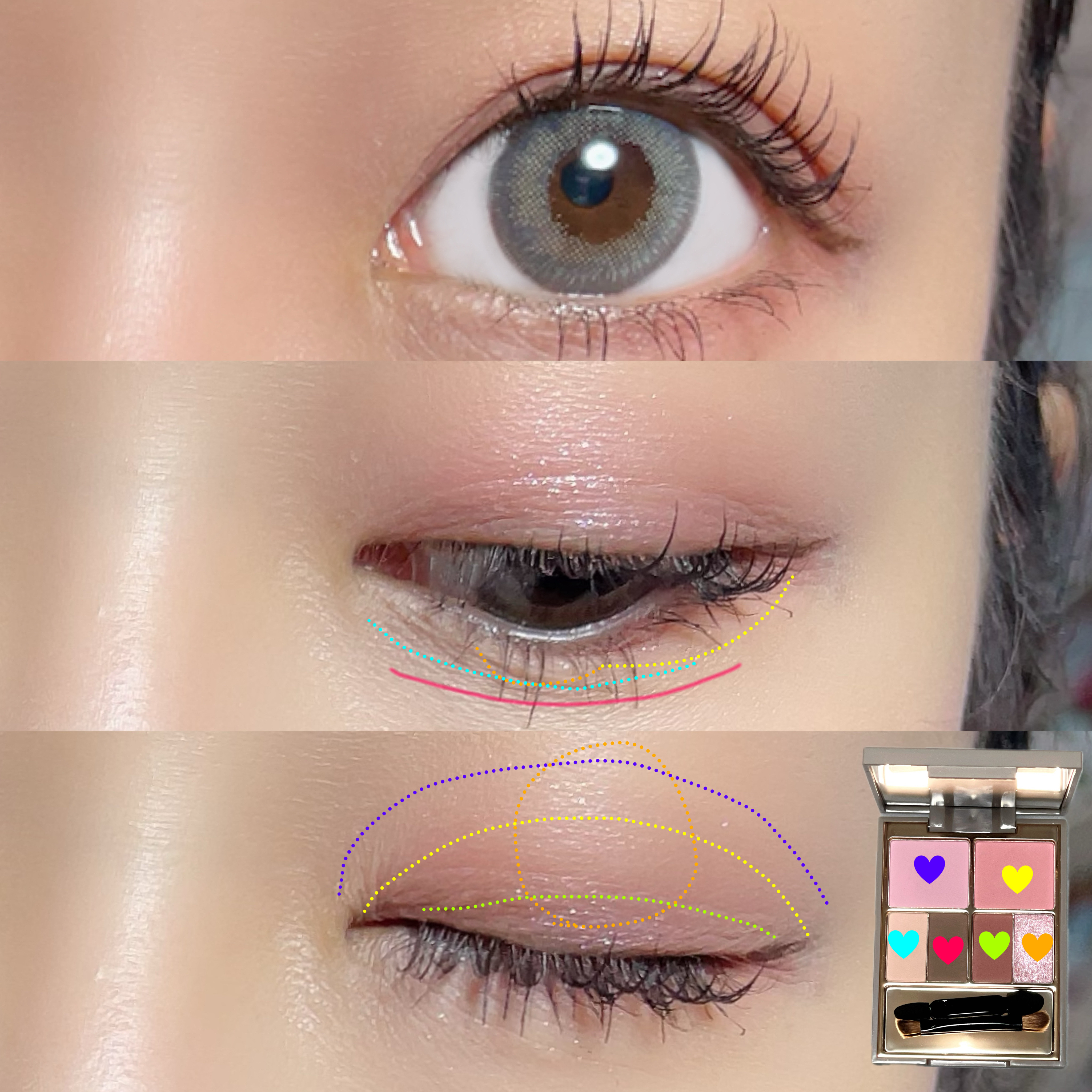 rain 1day ドールグレー/rain/ワンデー（１DAY）カラコンを使ったクチコミ（3枚目）