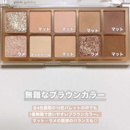 ニュームードアイパレット/ネイチャーリパブリック/アイシャドウパレットを使ったクチコミ(3枚目)