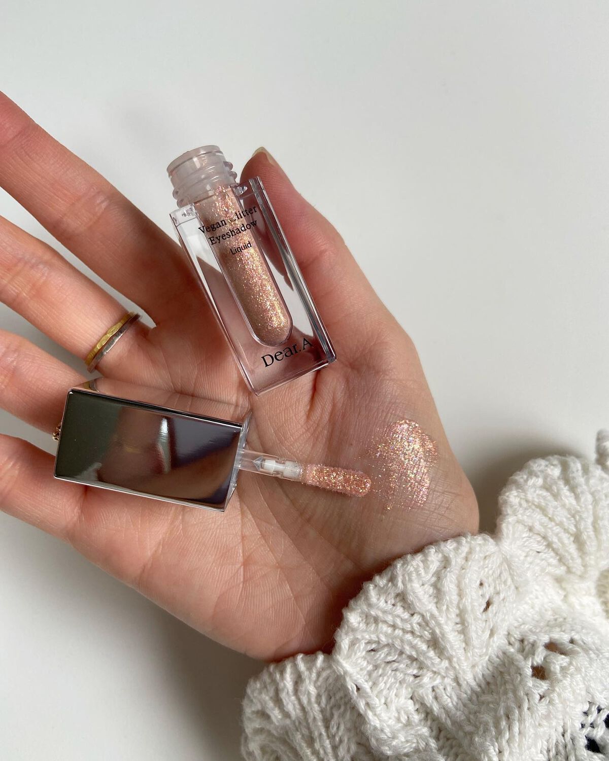 グリッターアイシャドウ/Dear.A/グリッターを使ったクチコミ（3枚目）