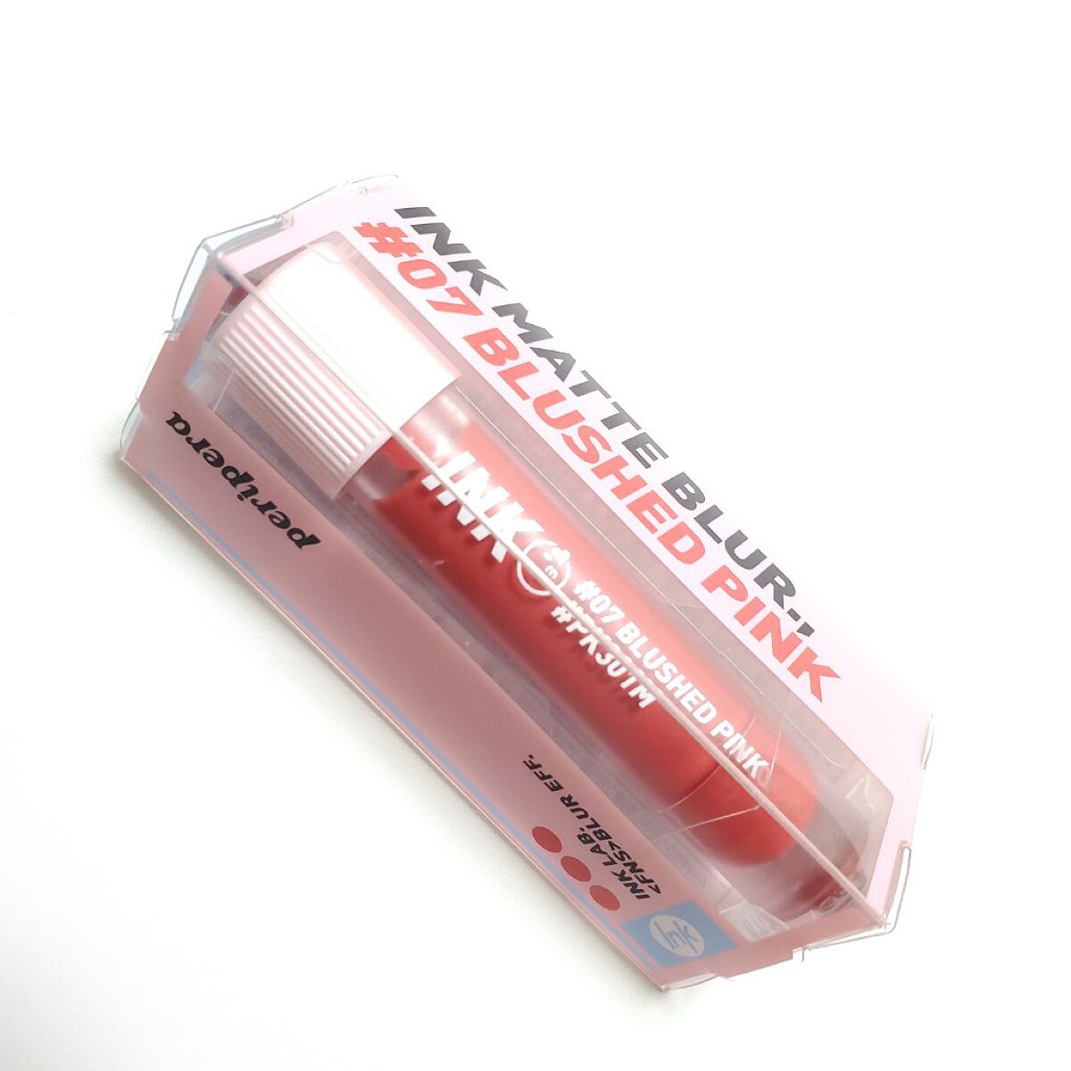 インク マット ブラー ティント 07 BLUSHED PINK/PERIPERA/口紅を使ったクチコミ（1枚目）