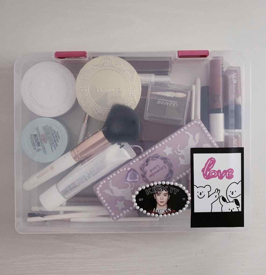 ぱんなこった on LIPS 「🌷コスメのためのお道具箱🌷〜私の顔面フル装備品が詰まった最強B..」(2枚目)