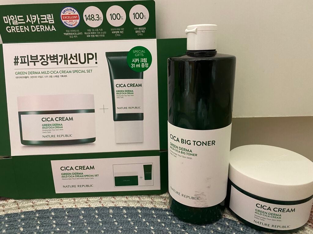グリーン ダーマCICAビックトナー/ネイチャーリパブリック/化粧水を使ったクチコミ(1枚目)