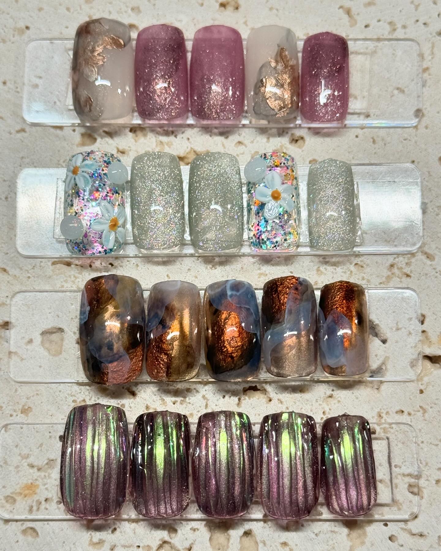 #ネイル,#手書きネイル,#ニュアンスネイル,#マグネットネイル,#トレンドネイルのネイルデザイン