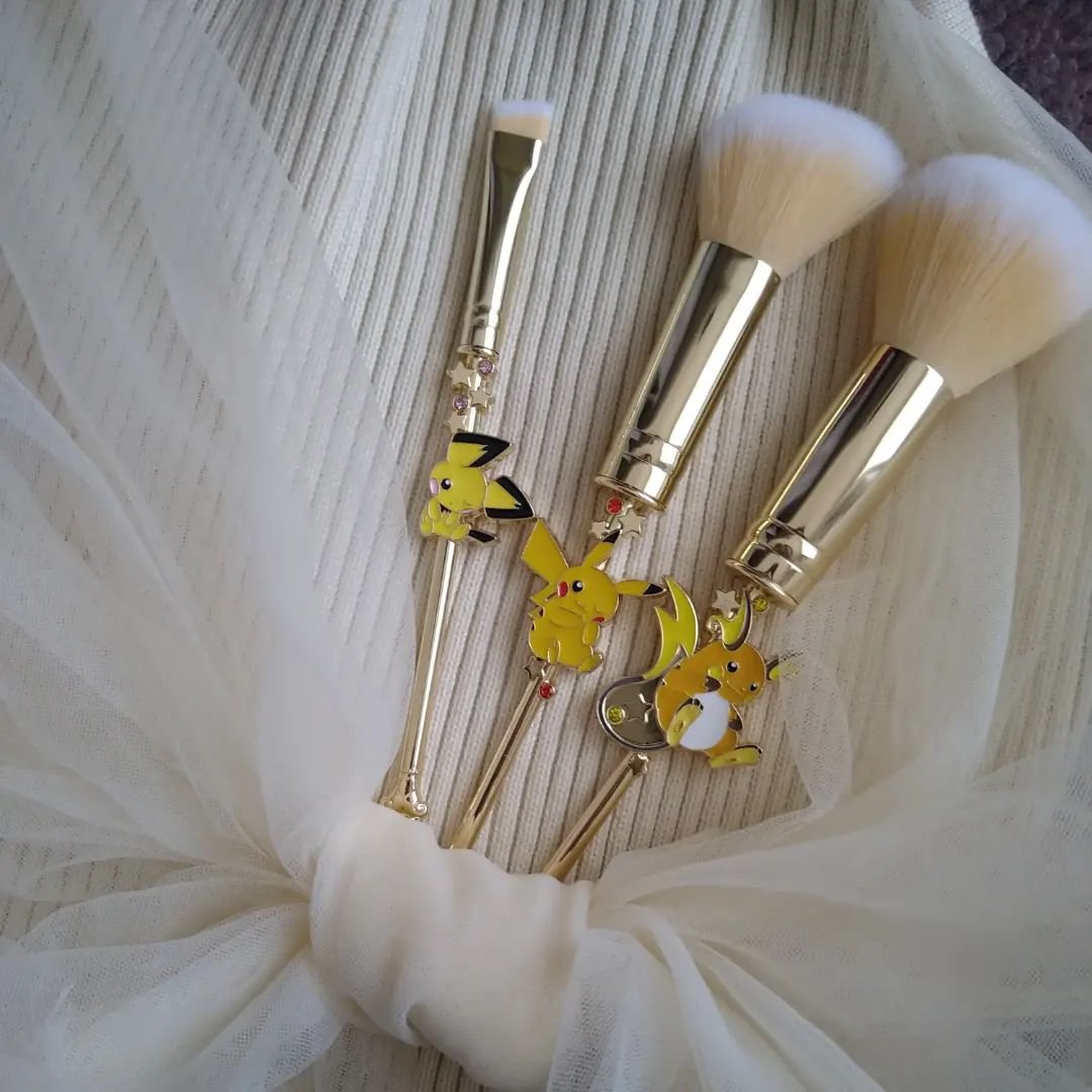 ダイカットメイクアップスポンジ ピカチュウ/ポケモン/パフ・スポンジを使ったクチコミ（1枚目）