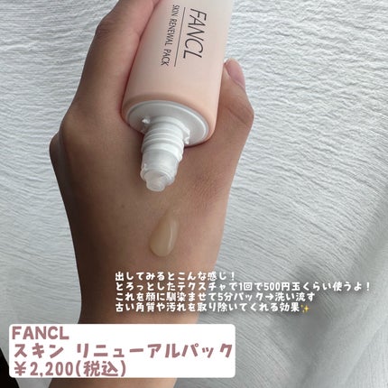 スキン リニューアルパック/ファンケル/洗い流すパック・マスクを使ったクチコミ(2枚目)
