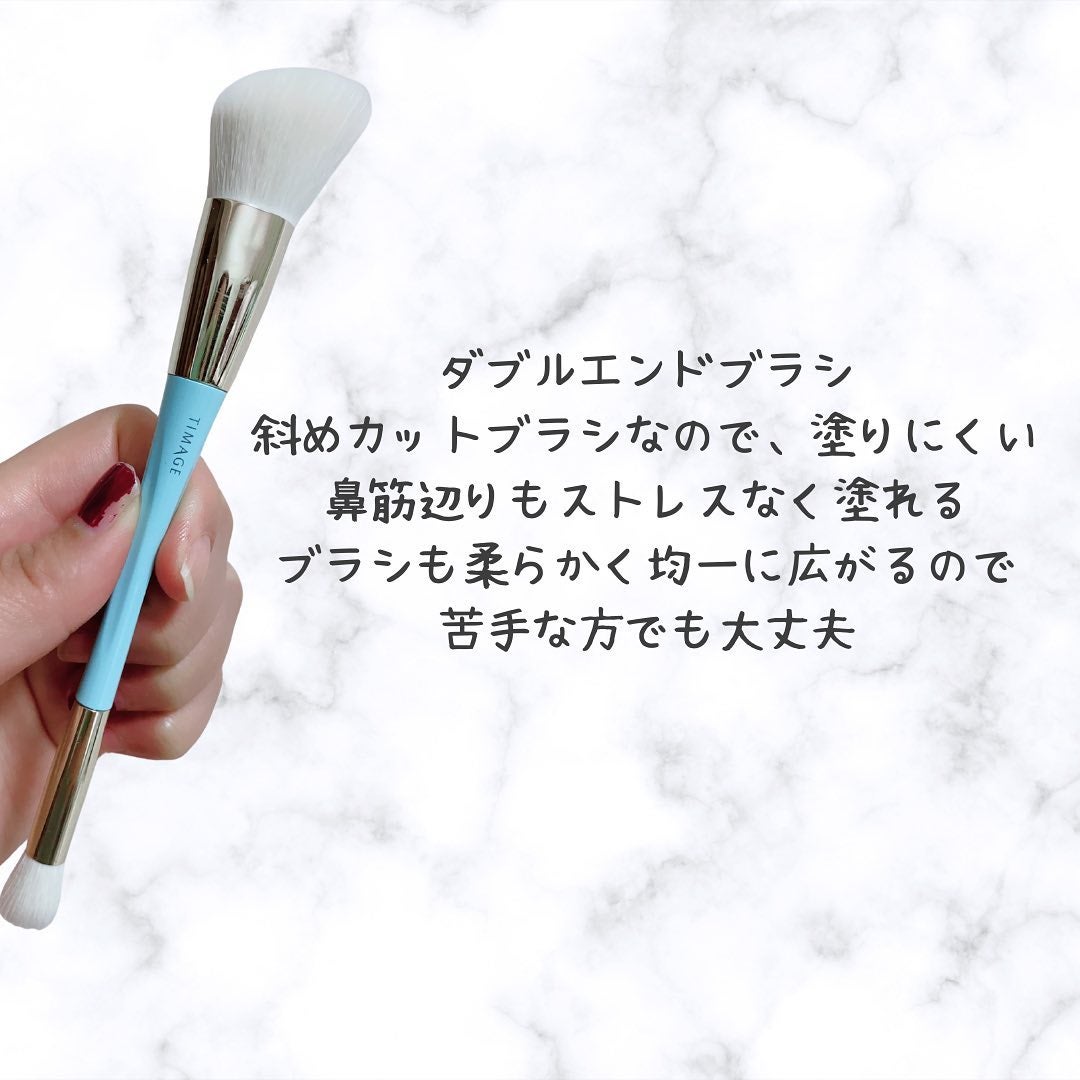 ハイライトシェーディングパレット/TIMAGE/パウダーハイライトを使ったクチコミ(4枚目)