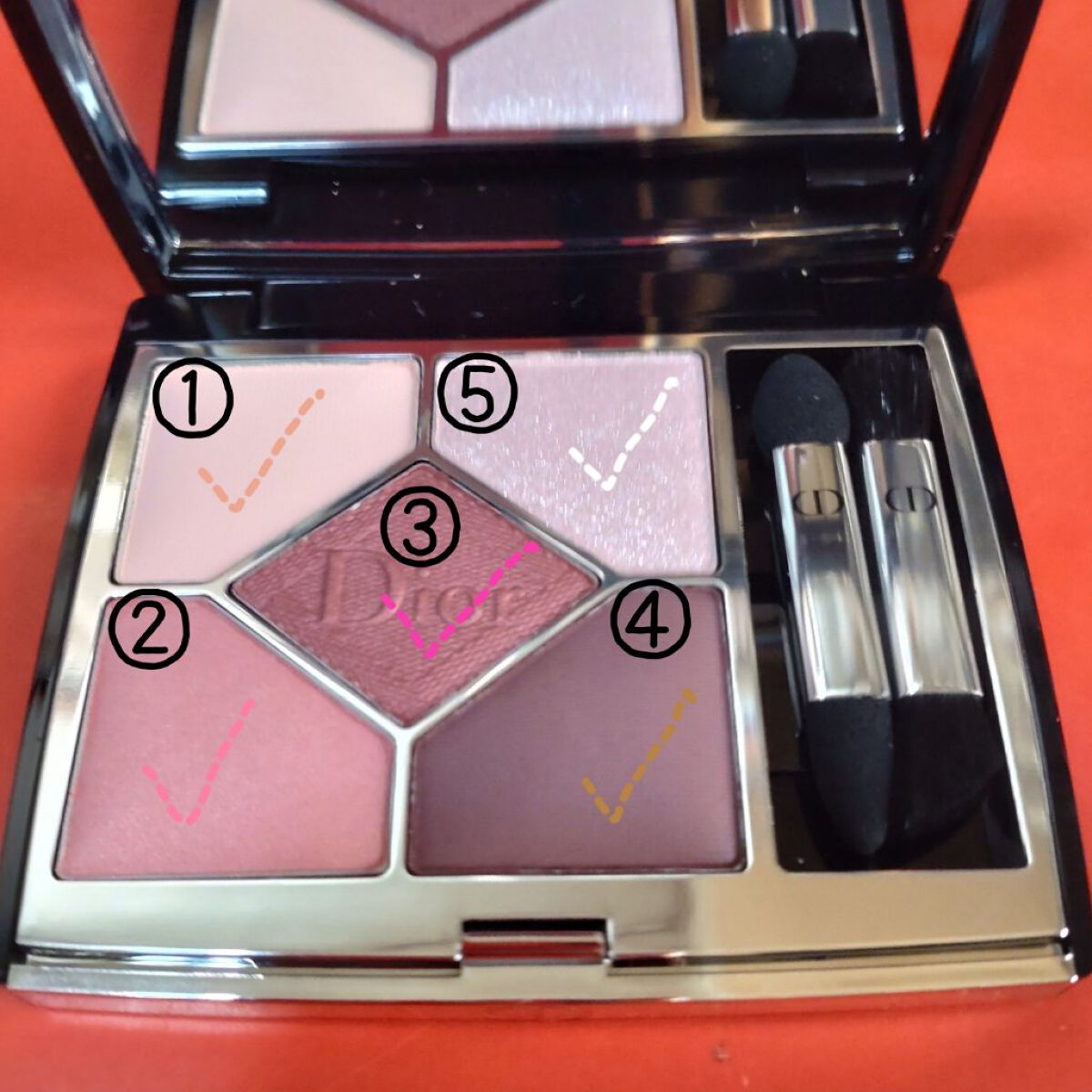 【旧】サンク クルール クチュール/Dior/アイシャドウパレットを使ったクチコミ（2枚目）