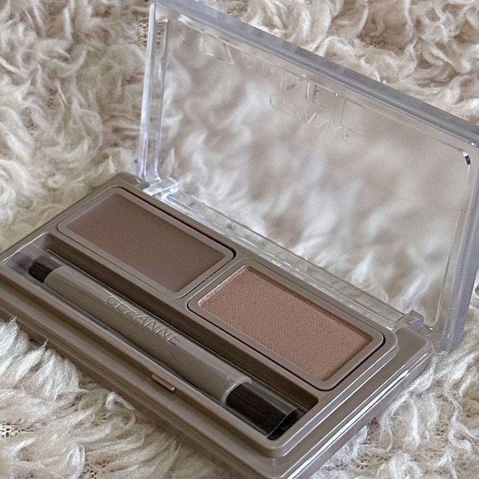 アイブロウワックス&パウダー/CEZANNE/アイブロウを使ったクチコミ(3枚目)