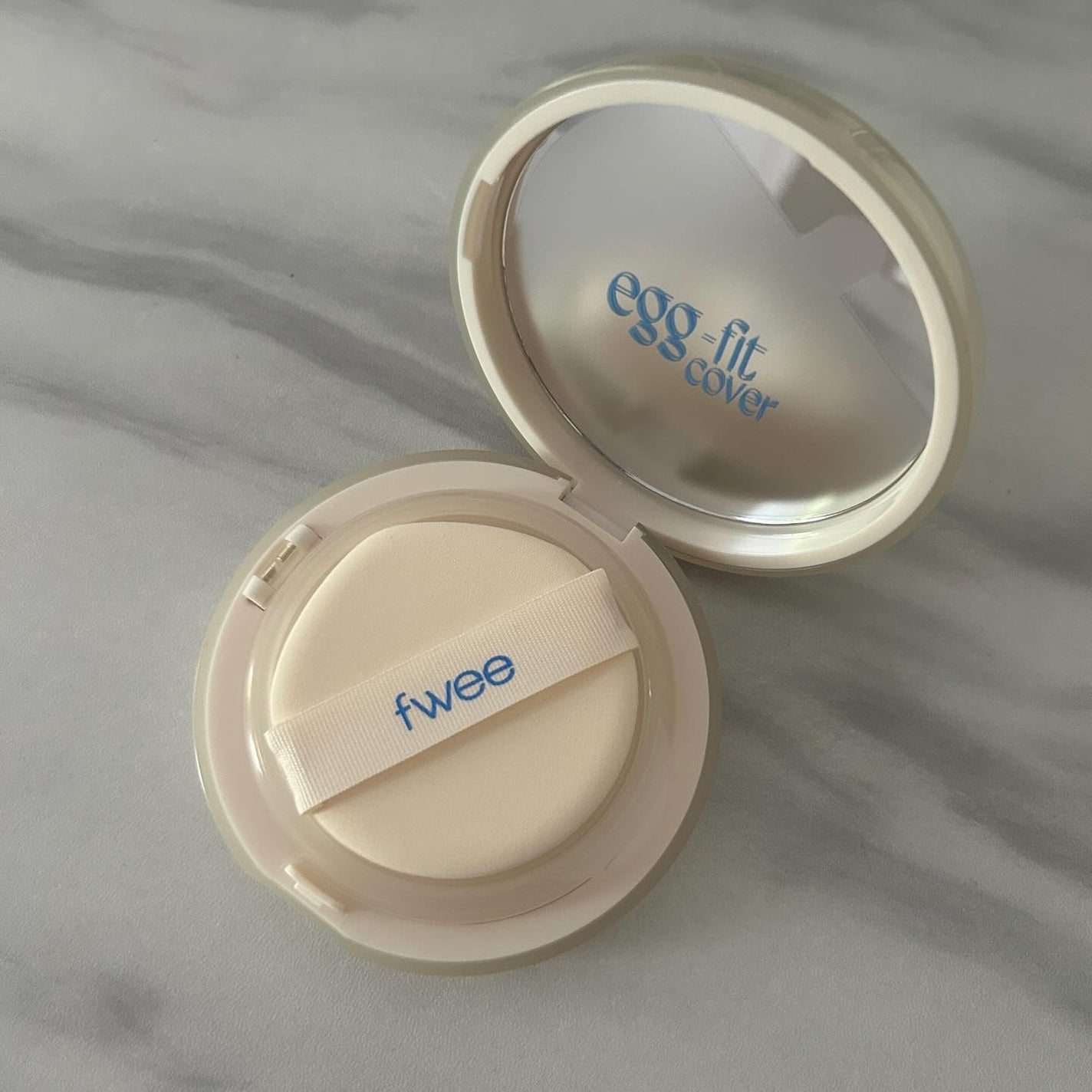 フィー クッションエッグフィットカバー/fwee/クッションファンデーションを使ったクチコミ(2枚目)