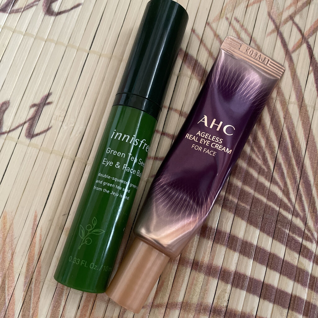 グリーンティーシード アイ＆フェイスボール/innisfree/美容液を使ったクチコミ（2枚目）