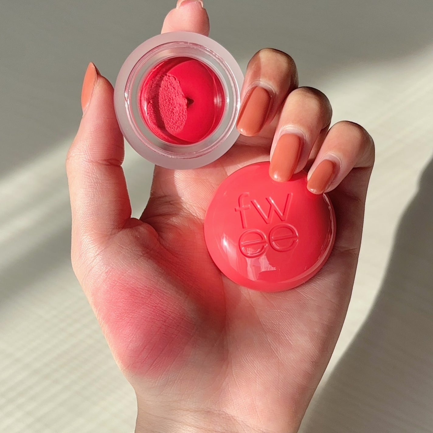 リップアンドチーク ブラーリープリンポット/fwee/口紅を使ったクチコミ(7枚目)