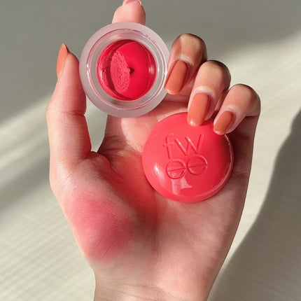 リップアンドチーク ブラーリープリンポット/fwee/口紅を使ったクチコミ(7枚目)