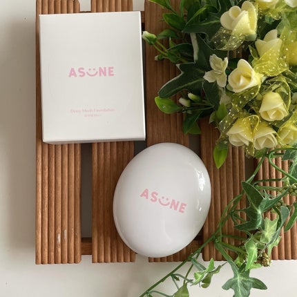 デューイーメッシュファンデーション/ASUNE /クッションファンデーションを使ったクチコミ(5枚目)