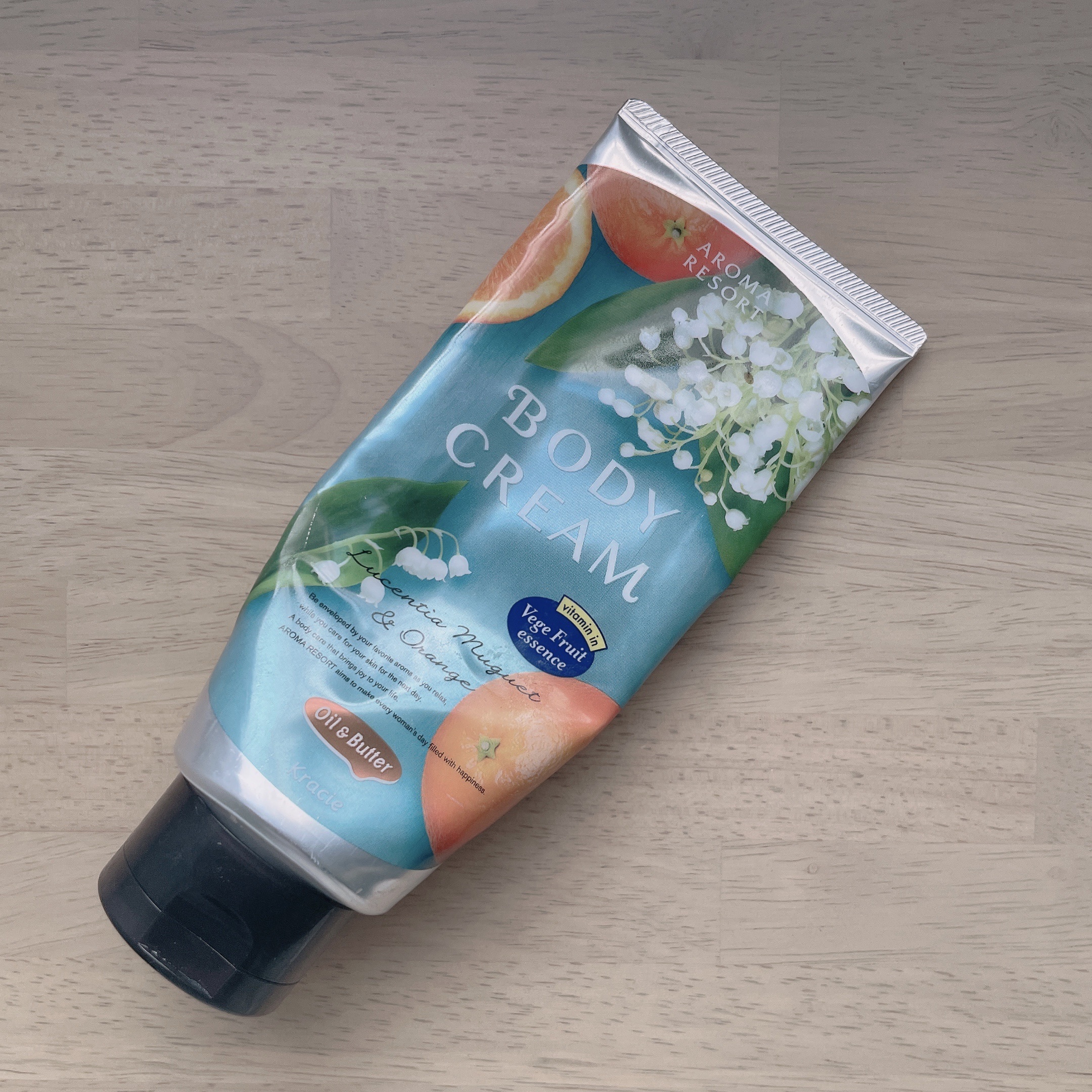 アロマリゾートルーセンティアミュゲ＆オレンジ/アロマリゾート/ボディクリームを使ったクチコミ（1枚目）