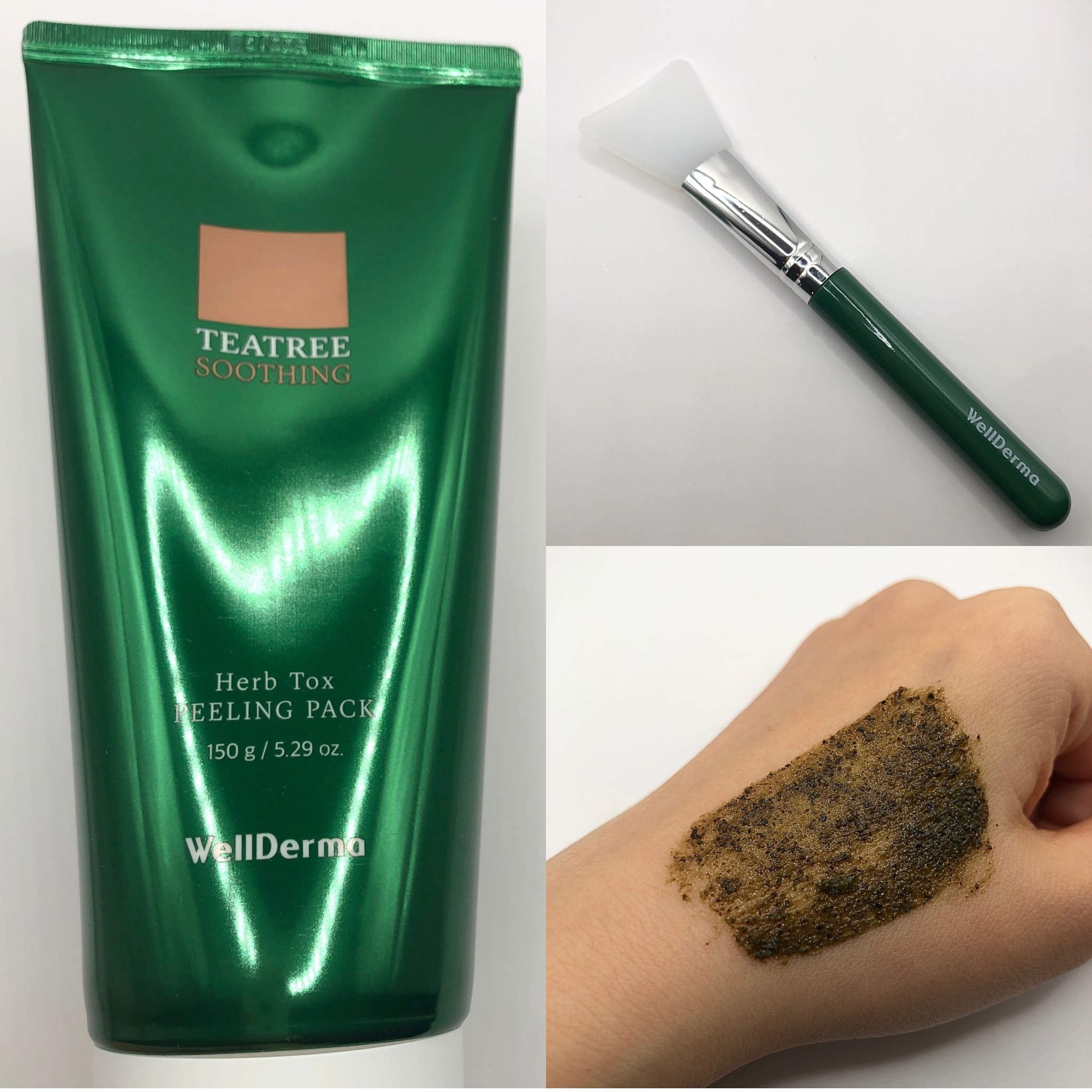 ティーツリーハーブピーリングパック/WellDerma/洗い流すパック・マスクを使ったクチコミ（2枚目）