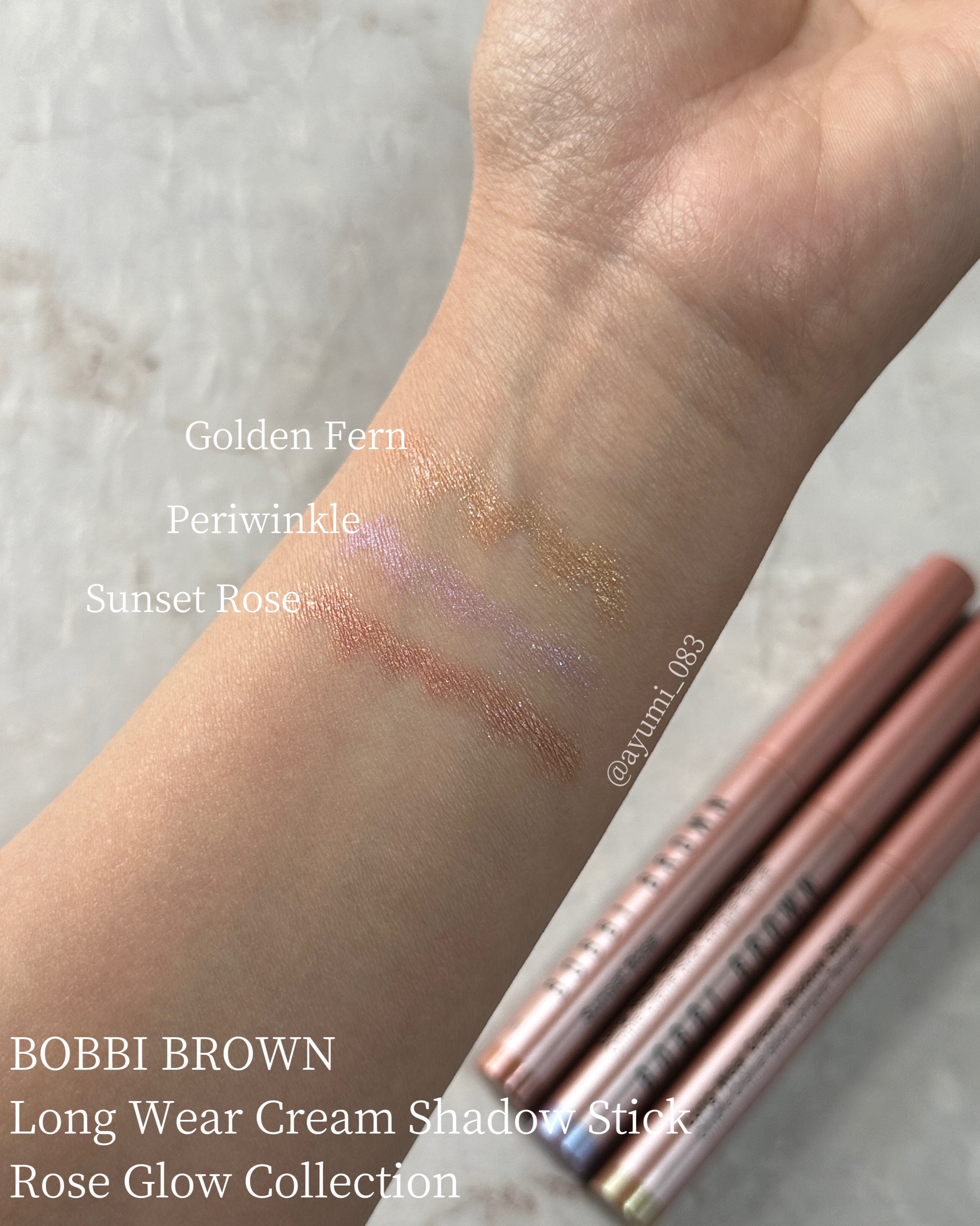ロングウェア クリーム シャドウ スティック L76 ペリウィンクル/BOBBI BROWN/スティックアイシャドウを使ったクチコミ（2枚目）