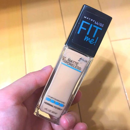 フィットミーリキッドファンデーション/MAYBELLINE NEW YORK/リキッドファンデーションを使ったクチコミ(1枚目)