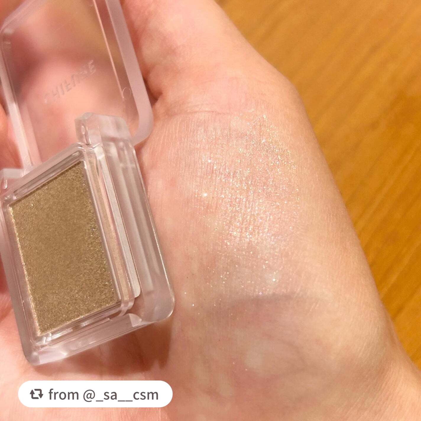 シングル カラー アイシャドウ/ちふれ/単色アイシャドウを使ったクチコミ(3枚目)