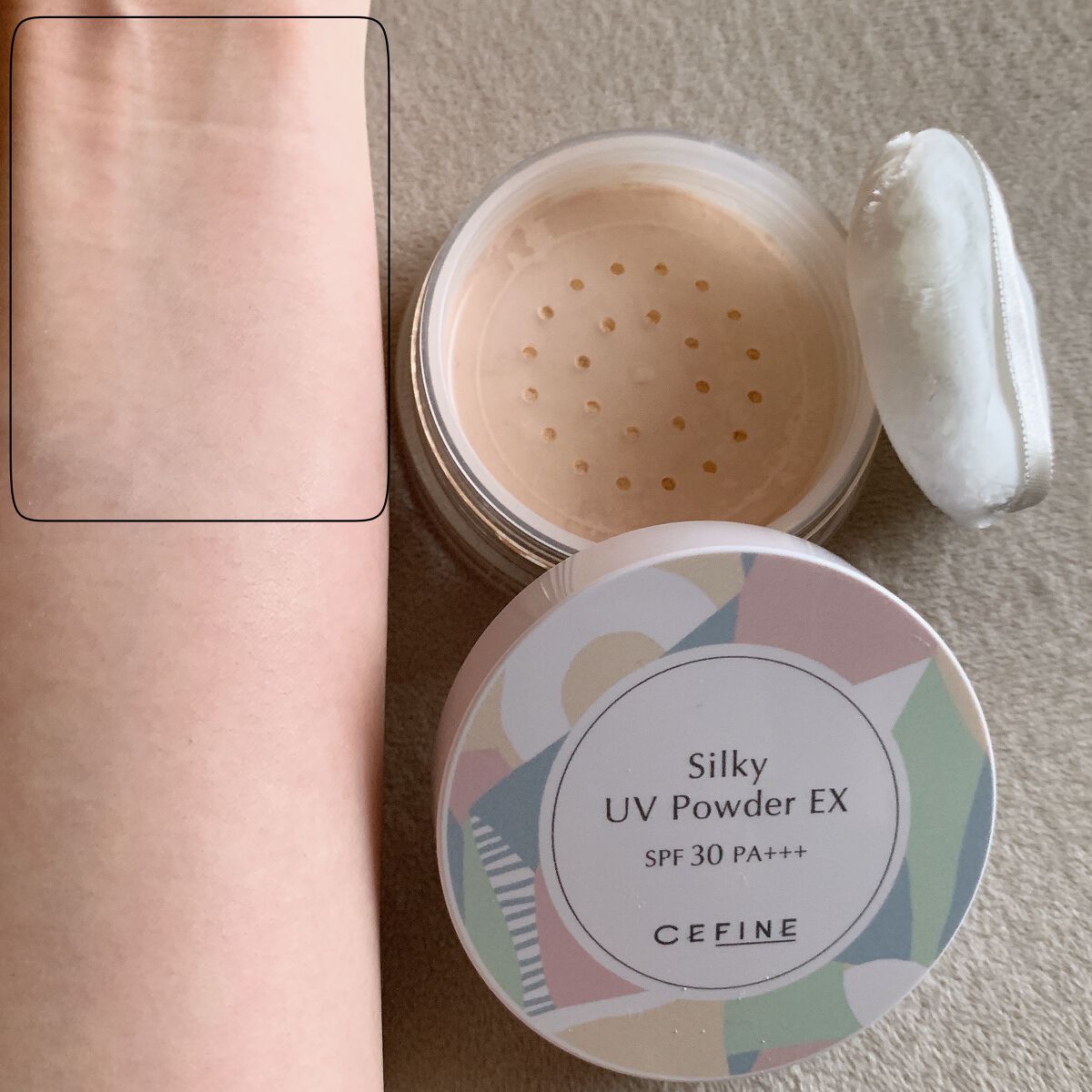 シルキーUVパウダー EX/セフィーヌ/プレストパウダーを使ったクチコミ(2枚目)
