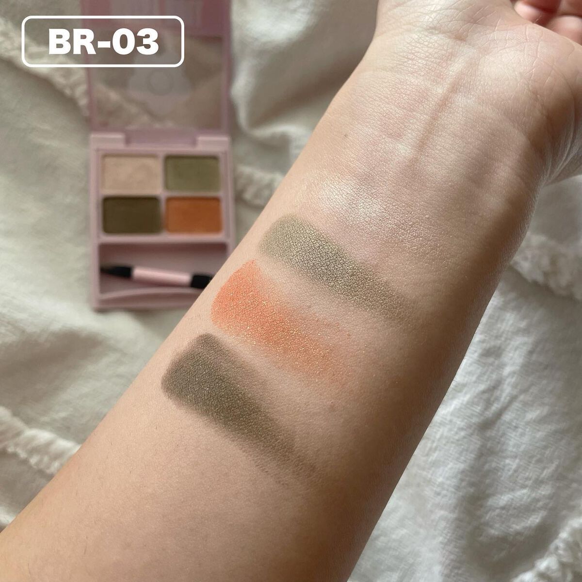 デイジードール アイカラー パレット/DAISY DOLL by MARY QUANT/アイシャドウパレットを使ったクチコミ(3枚目)