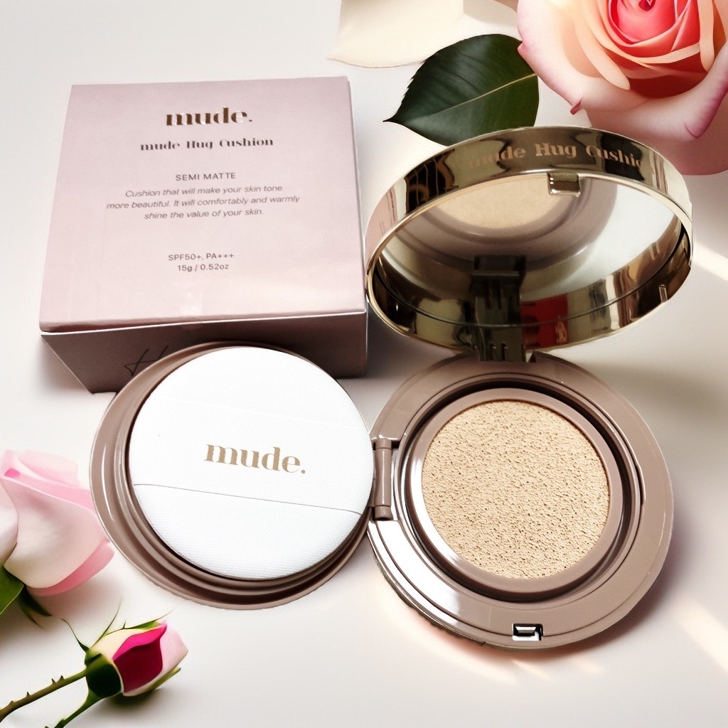 ハグクッション/mude./クッションファンデーションを使ったクチコミ（1枚目）