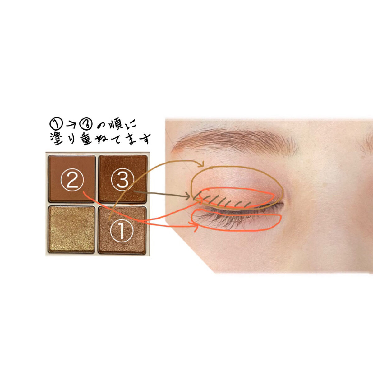 THE アイパレR/b idol/アイシャドウパレットを使ったクチコミ（3枚目）