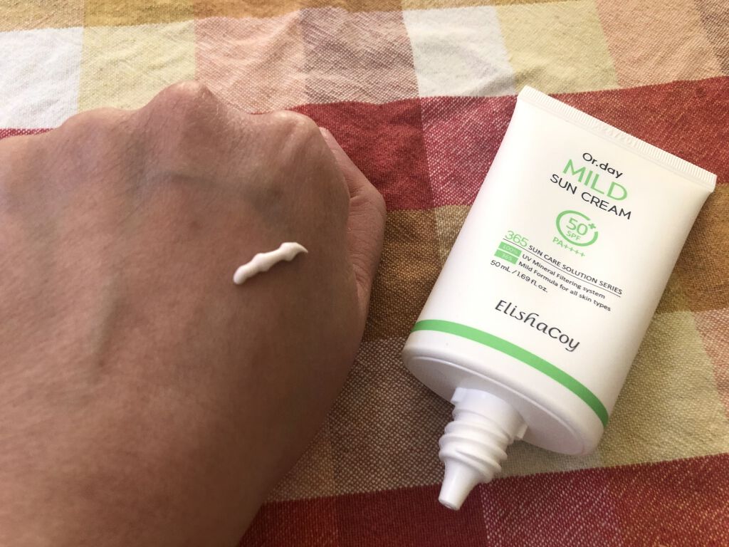 Elishacoy Or.day マイルドサンクリームのクチコミ「スキンガーデンのモニターとして
Elishacoy ordayMILDSUNCREAMを体験し.....」（2枚目）