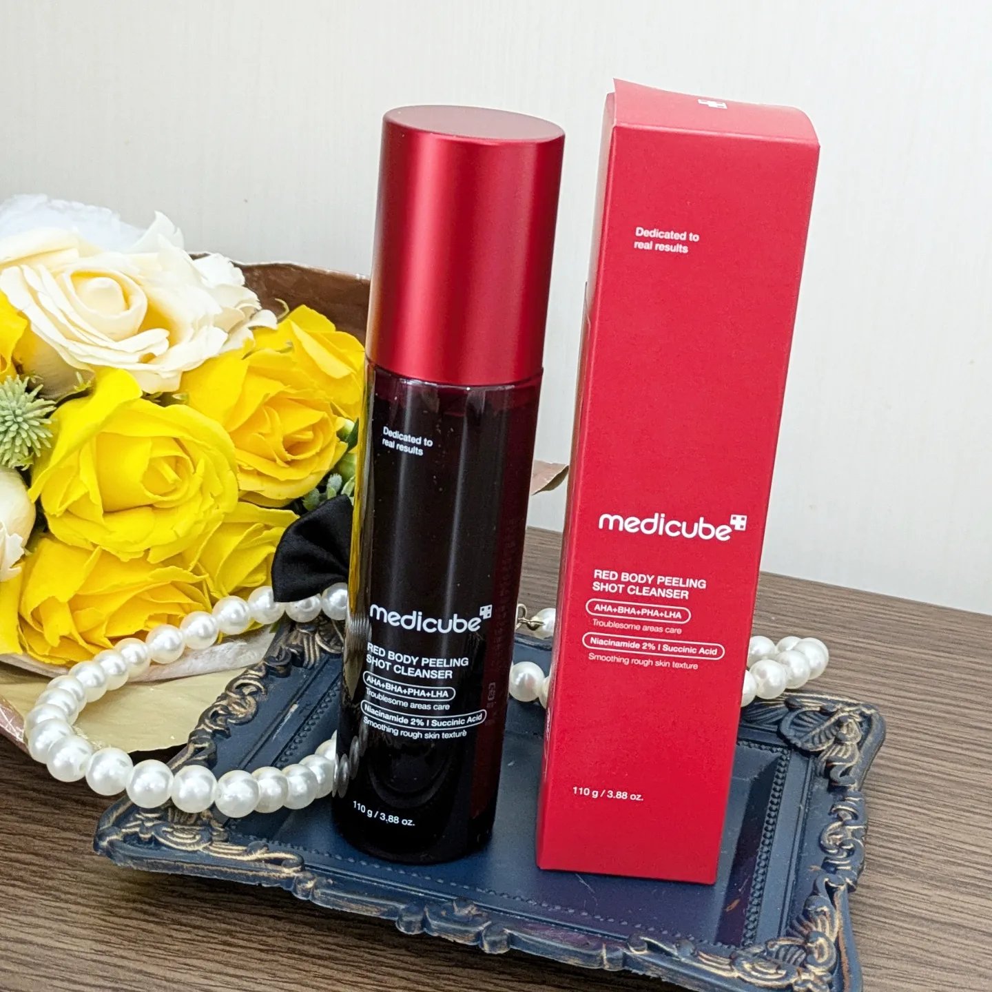 レッドアクネ ボディピーリングショット/MEDICUBE/ピーリングを使ったクチコミ（1枚目）